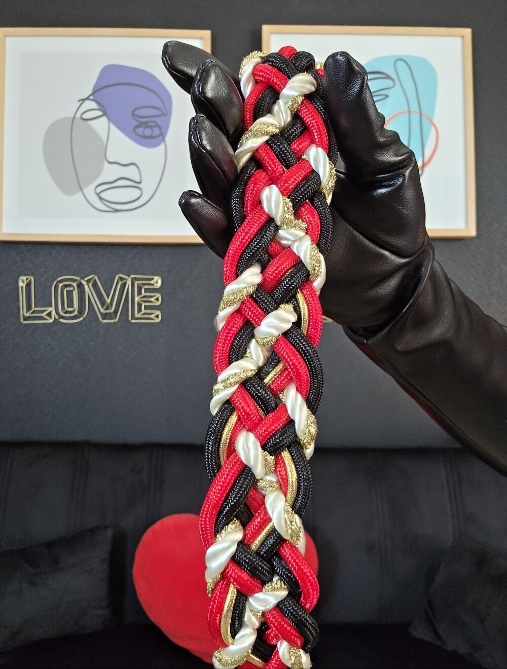 Vintage 80's 90's Braided Belt